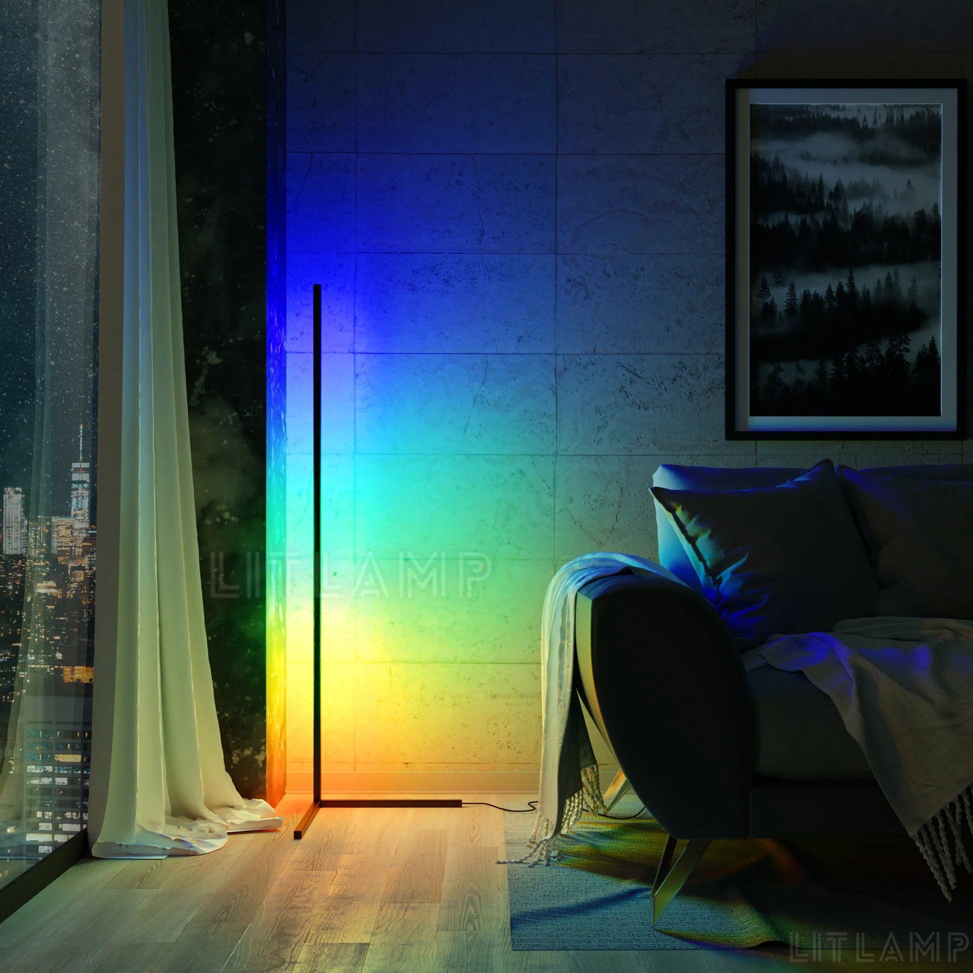 Illuminate Your Space with the Color-Changing LED Litlamp™ - The Ultimate Mood Enhancer